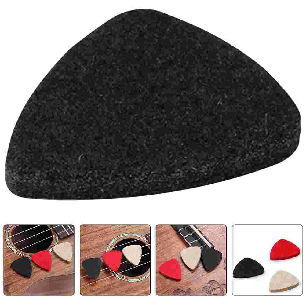 

Bass Accessories Compact Guitar Pick Wool Felt Picks Ballad Practice Ukulele Plectrums