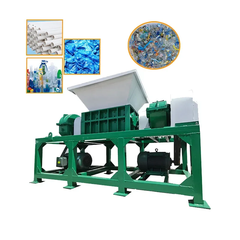 Bottles Films Woven Bags Plastic Recycling Pelletizing Shredder Machine