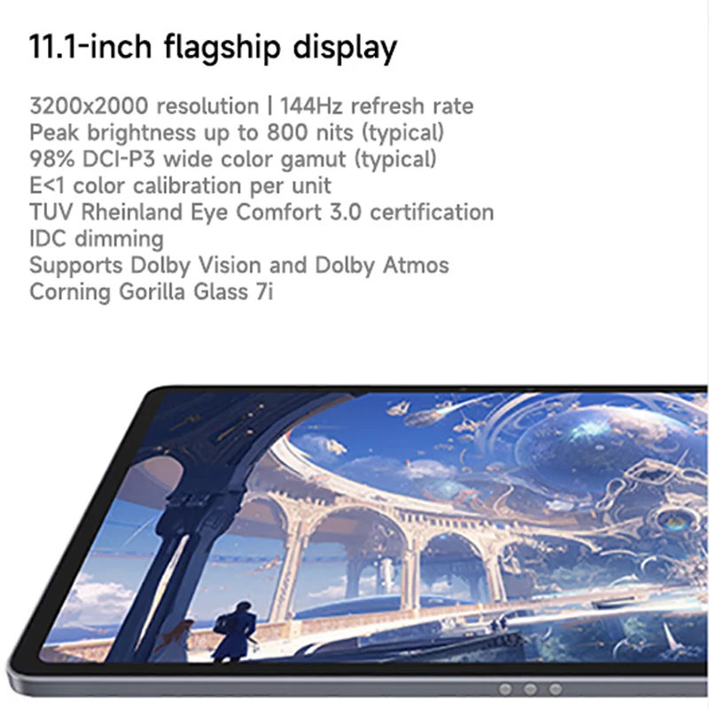 تابلت لينوفو Xiaoxin Pad Pro GT 11.1 بوصة 3.2K LCD 144 هرتز سنابدراجون 8 Gen 3 8G/12G 128G /256G WIFI Android 8860mAh Pad PC #4