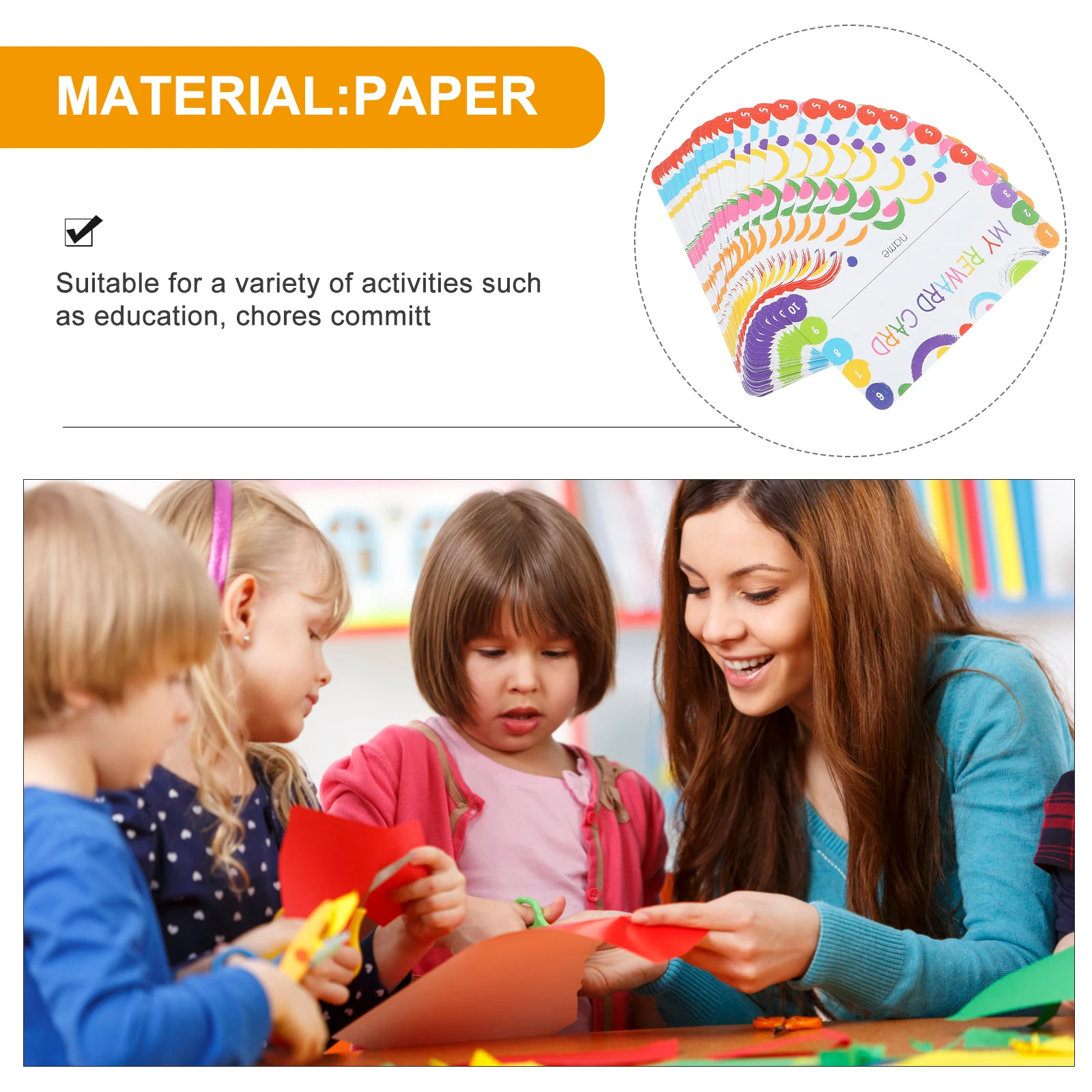 

Reward Card Classroom Incentive Creative Paper Homeschool Teaching Supplies Student Teacher Motivation Encouragement