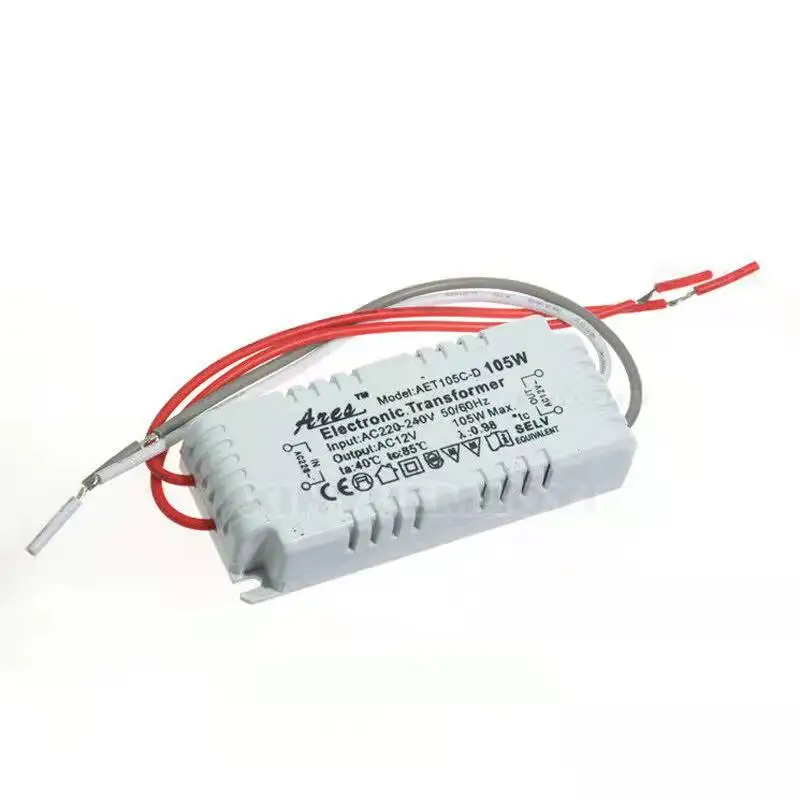 AC 220V to AC 12V Electronic Transformer Voltage Converter 20-60W Smart Power Supply Driver Dimming/Segmentation/Remote Control