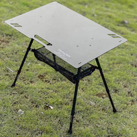 Camping IGT Table Aluminum Alloy Lightweight Tactical Table Liftable Portable Folding Outdoor Picnic Camp Table New