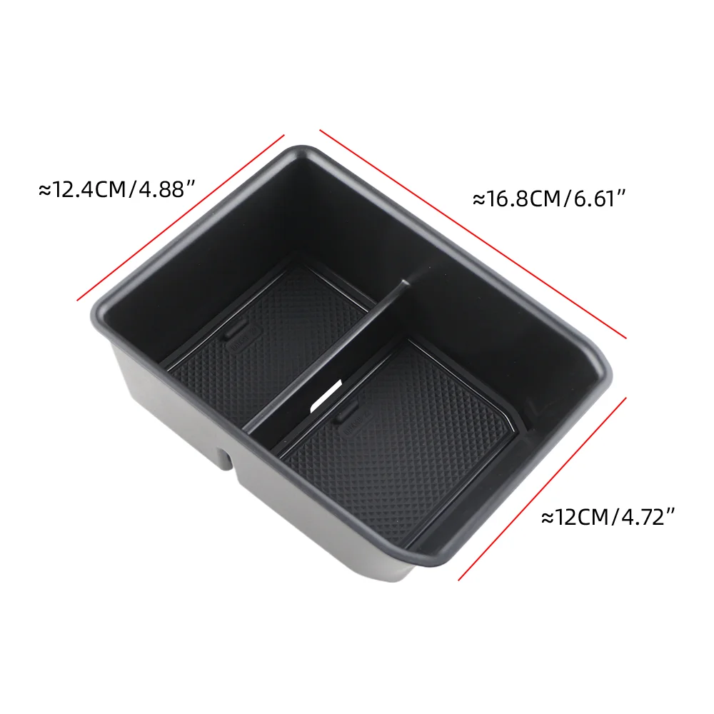 Car Armrest Box Storage Box for Audi Q4 E Etron 2022 2023 2024 Central Console Tray Holder Container Organizer Accessories