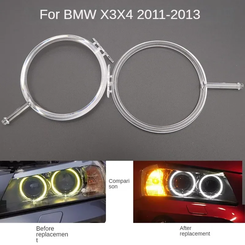 NEW For BMW X3 X4 F25 2011-2013 DRL Light guide plate Light guide tube Headlight Daytime Running Light Guide  Angel Eye