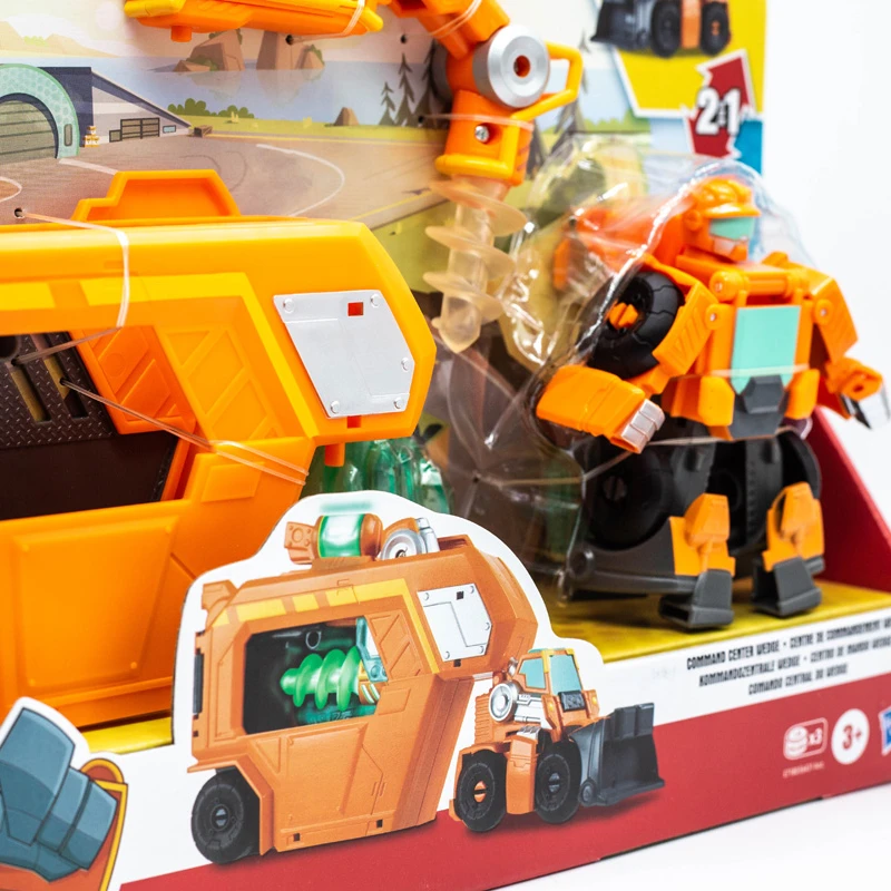 Hasbro Transformers ratowanie robota z serii karetki drewniane kliny kolekcja ruchomych zabawki figurkowe Anime na prezenty dla dzieci