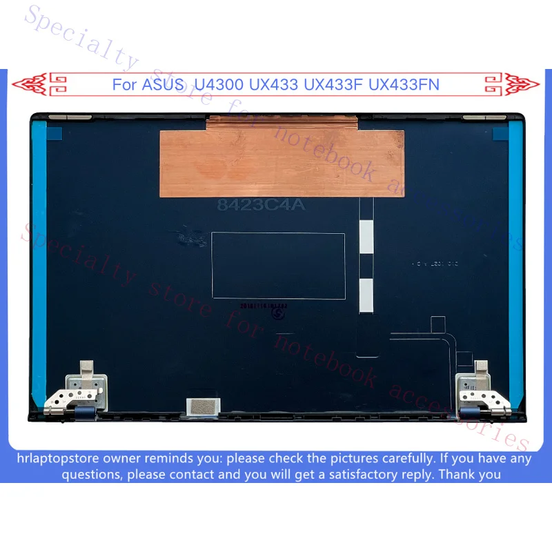 R+ Brand new, suitable for ASUS ZenBook UX433 UX433F UX433FN laptop LCD back cover/palm rest/bottom cover