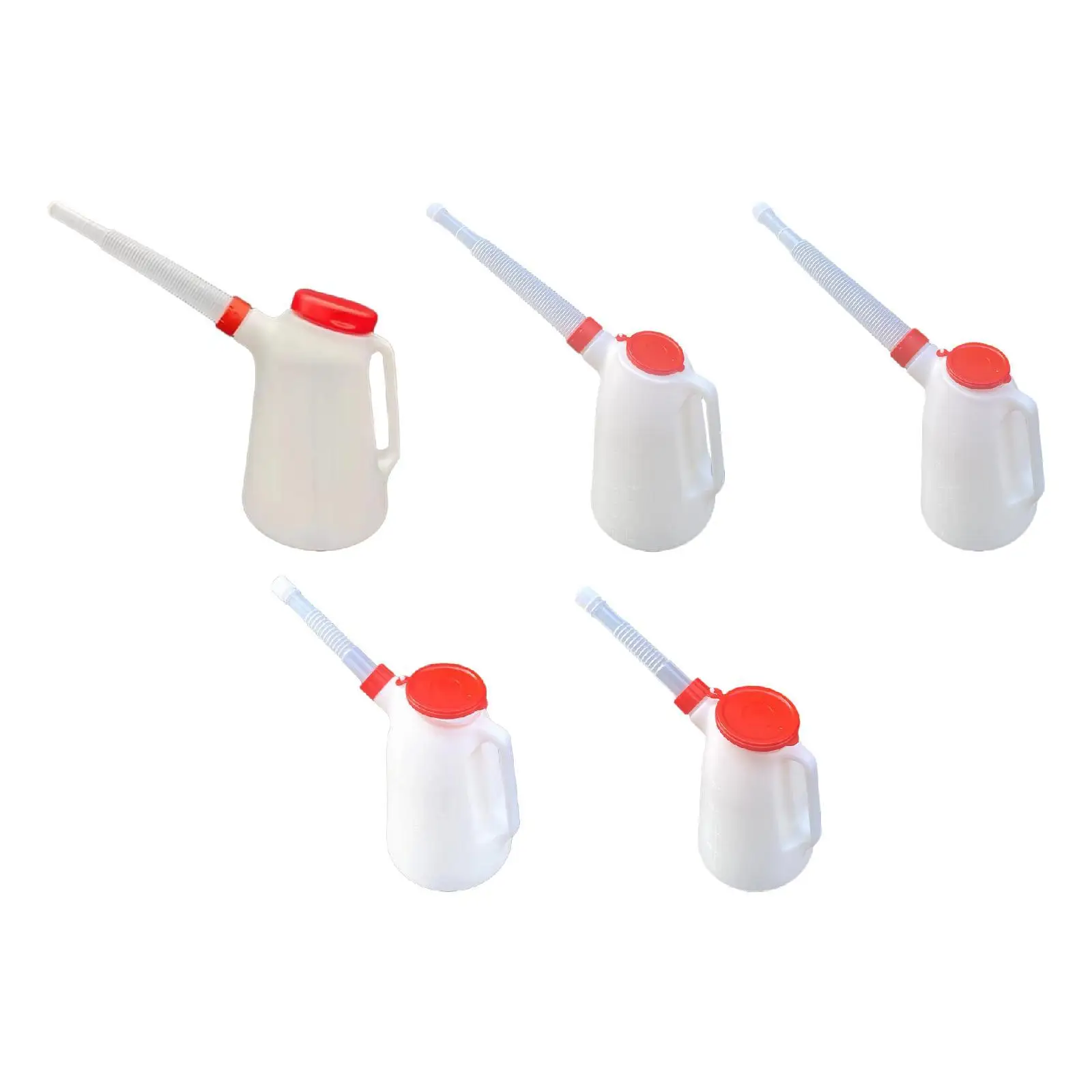 Oil Jug Measurement with Dustproof Cap with Spout Multipurpose Oil Dispenser