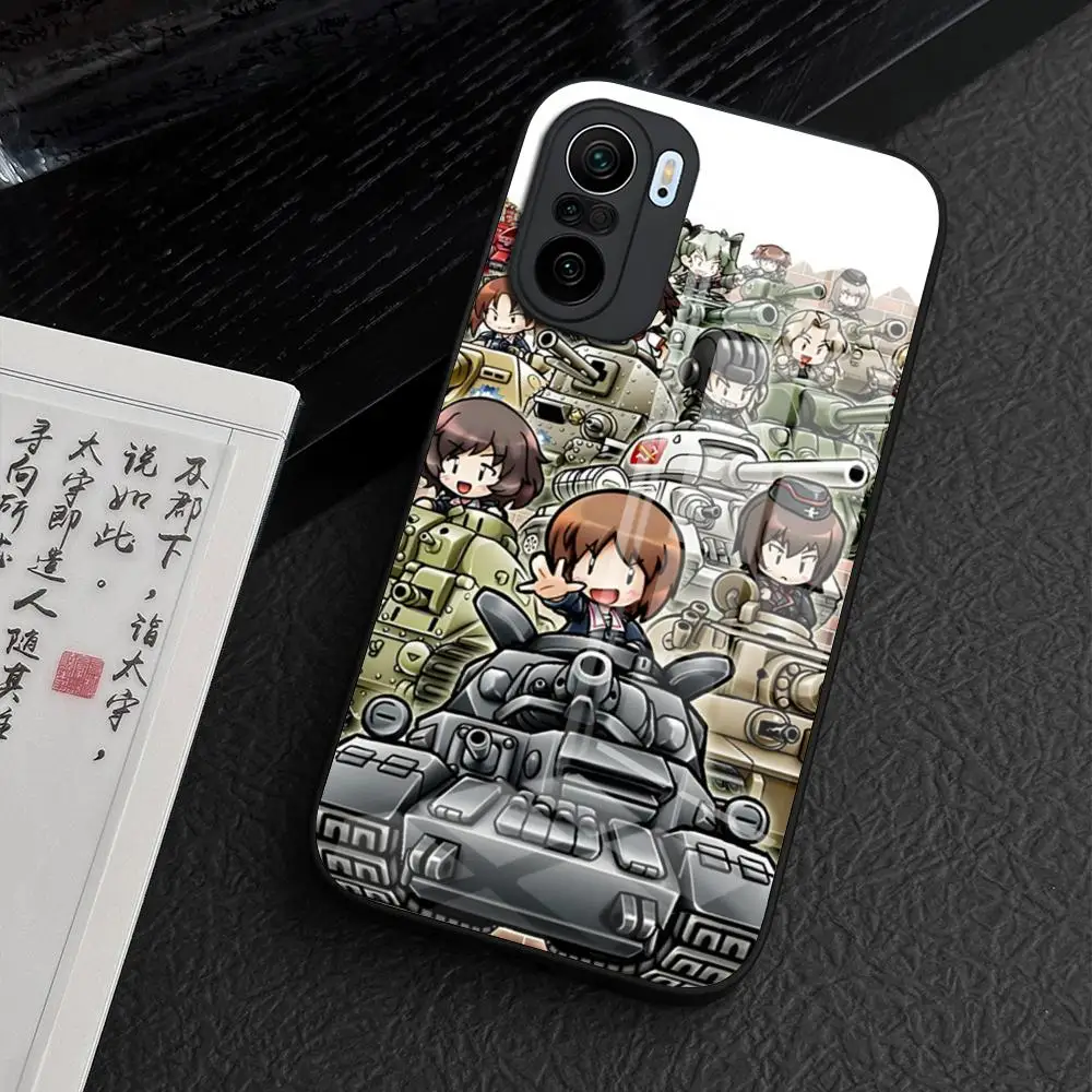 Girls Und Panzer Phone Case For Xiaomi 14 Lite 12 Pro 11t 13 Lite POCO M6 M5 X6 X5 X3 NFC F5 F6 Pro Glass Cover