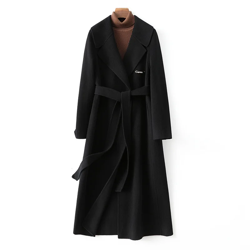

Double Sided Wool Coat for Women's Length Coats for Women