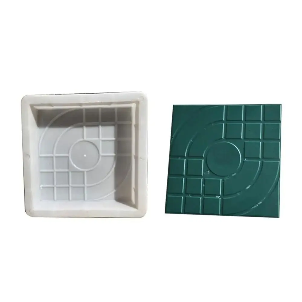 1Pcs Square Shaped Paving Brick Mould Reusable DIY Concrete Path Maker Mold Plastic Stepping Stone Paver