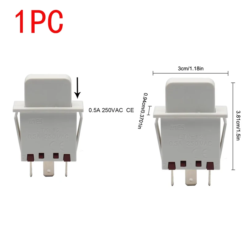 

1PC Normally Open Normally Closed Switch Refrigerator Anti-tipping Three-pin Switch