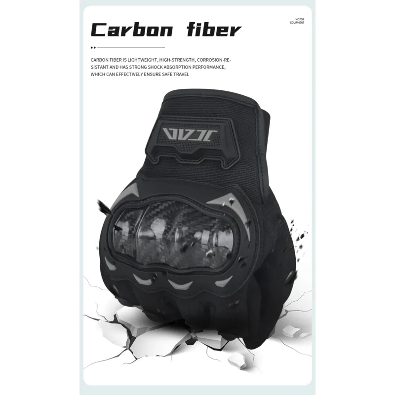 Summer Breathable Sim Racing Reflective Motorcycle Gloves Motorcyclist Dirt Biker Accessories for Man Woman Touchscreen Items