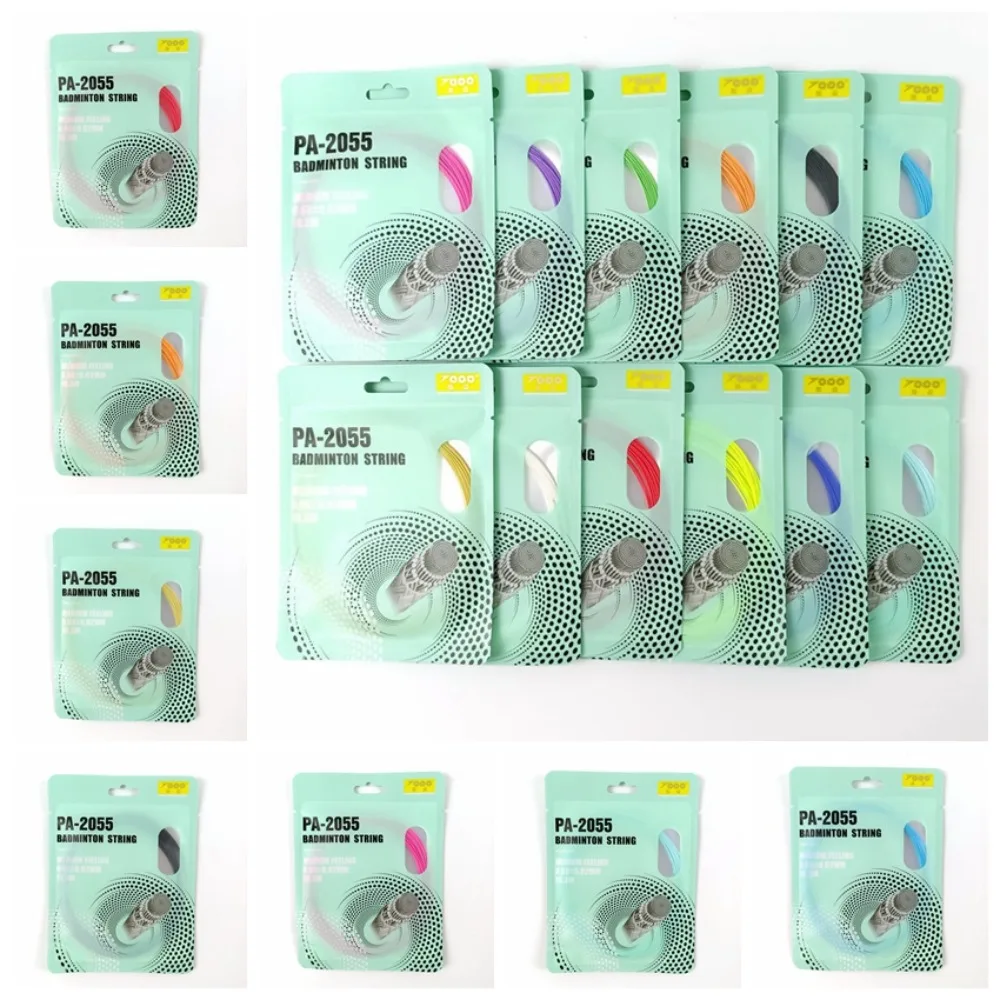 

Synthetic Fibre Badminton String High Flexibility High Elastic Colorful Racket Line 0.68mm Professional