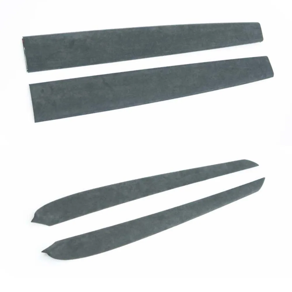 Voor Tesla Model 3 Model Y 2020-2024 Alcantara Materiaal Suède Gemaakt Dashboard Cover Portierbekleding Auto-interieur decoratie Accessor