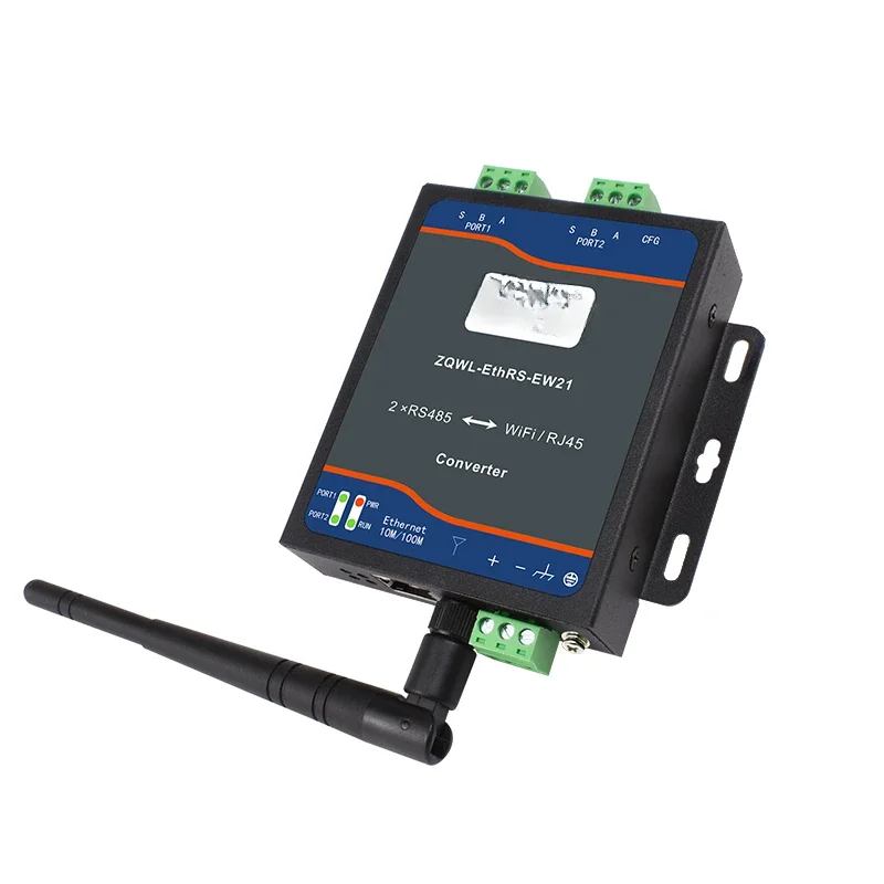 Intelligent embedded WIFI serial port server/2-way RS485 serial port to network to serial port 485/TCP/RTU