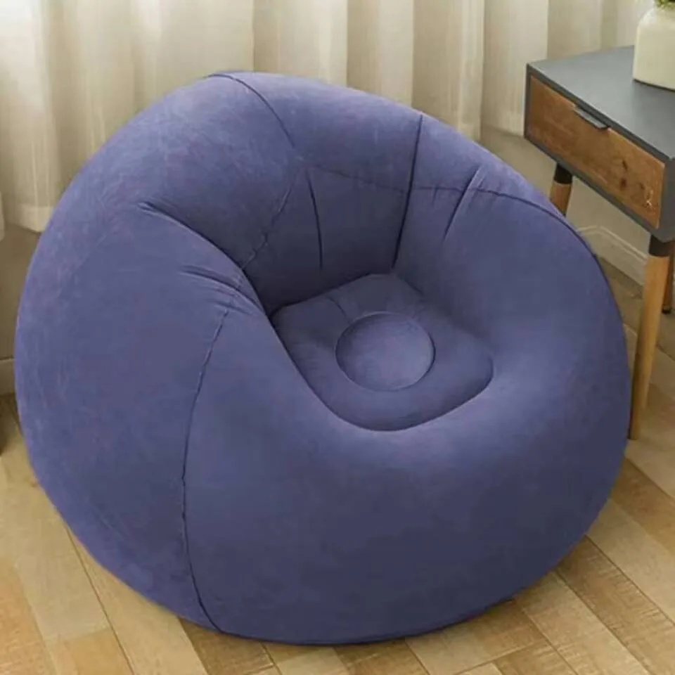 أريكة بين باج قابلة للنفخ - قابلة للطي وسهلة الحمل، كرسي صالة قابل للنفخ ناعم ومريح مناسب للأماكن الخارجية والداخلية