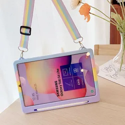 Push It Bubble Silicon Case For Samsung Galaxy Tab S6 Lite 10.4 2024 2020 SM-P620 P625 P610 P615 Cover Funda Capa S Pen Holder