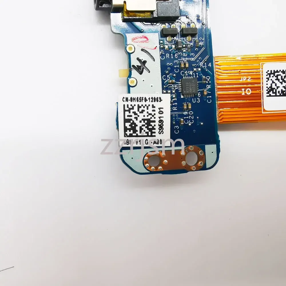 لديل خط العرض E7440 E7450 محمول USB الصوت جاك واي فاي اللاسلكية التبديل زر الطاقة مجلس VAUA0 LS-9591P LF-9591P LS-A961P #4