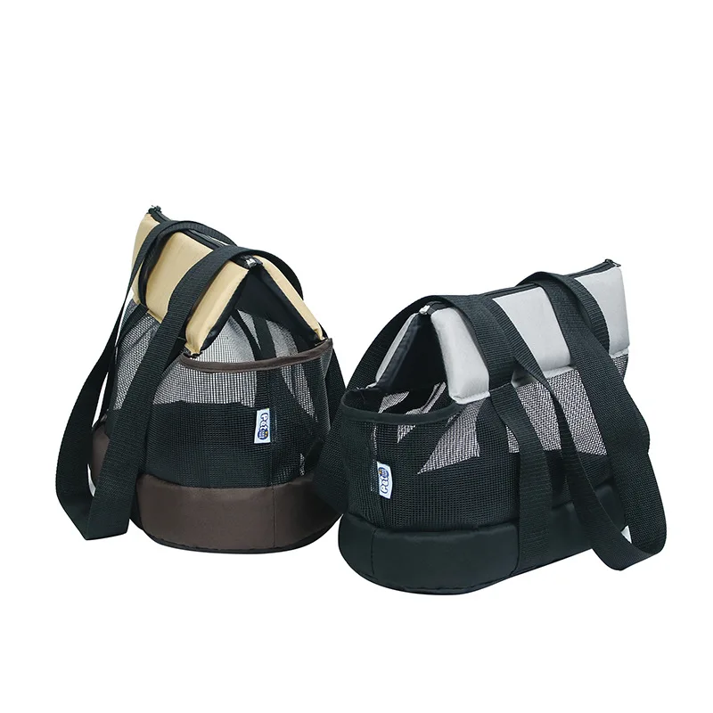Spring and Summer Outdoor Portable One Shoulder Pet Bag Handbag Foldable Mesh Dog Cat Accessories
