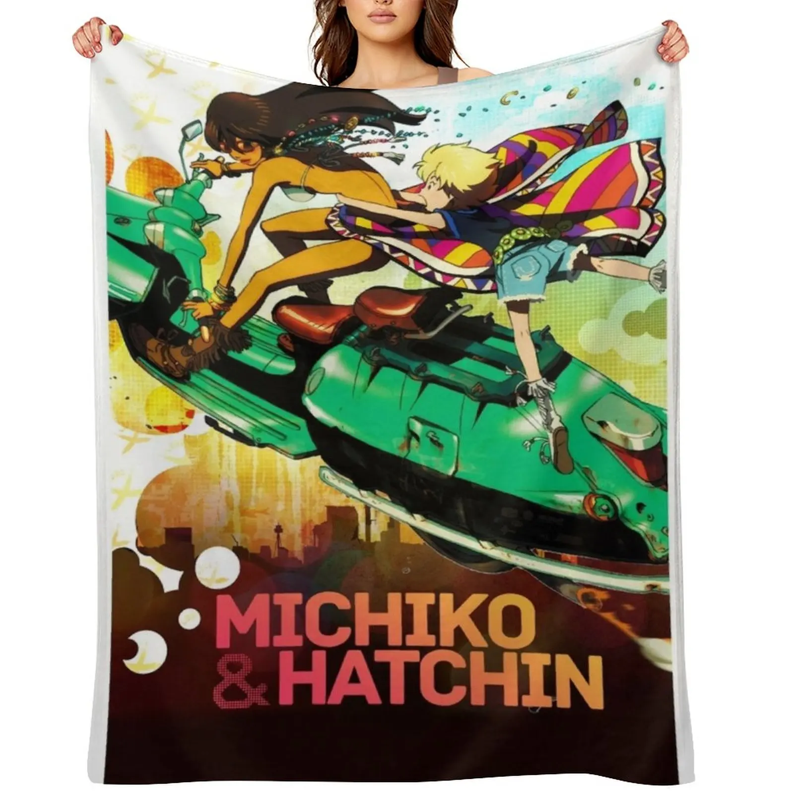 

Одеяло Michiko to Hatchin, манга, меховые изделия, летнее постельное белье для малышей, одеяла