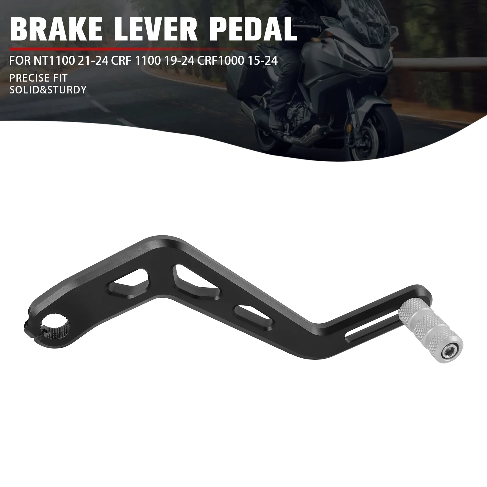 

Motorcycle Adjustable Folding Footpegs Footrest Foot Brake Pedal Lever For Honda NT1100 2021-2024 CRF1100L CRF 1100L 2019-2024