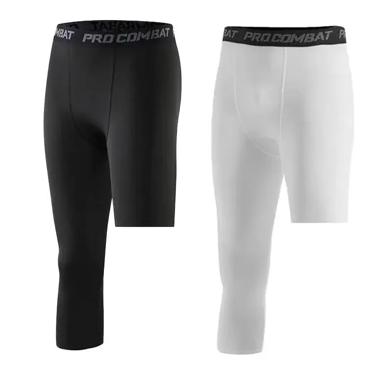 2025 طماق moulants avec couche de Base de Compression pour hommes، pantalon court de Sport، de course، de basket-ball، de