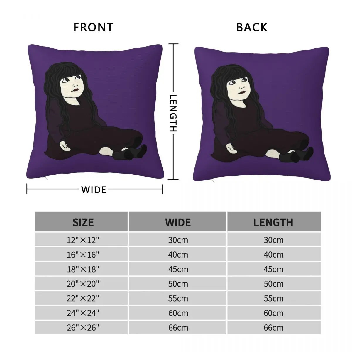 Nadja Doll What We Do In The Shadows Pillowcase Polyester Linen Velvet Pattern Zip Decorative Pillow Case Car Cushion Cover