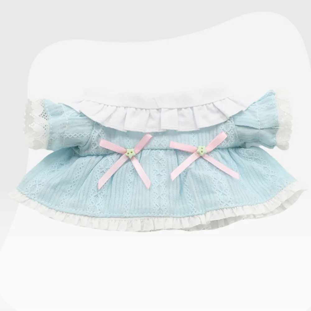 服ボウスカート 20 センチメートル綿人形服レースヘッドスカーフ綿人形の服ファッションミニ人形服子供のギフト