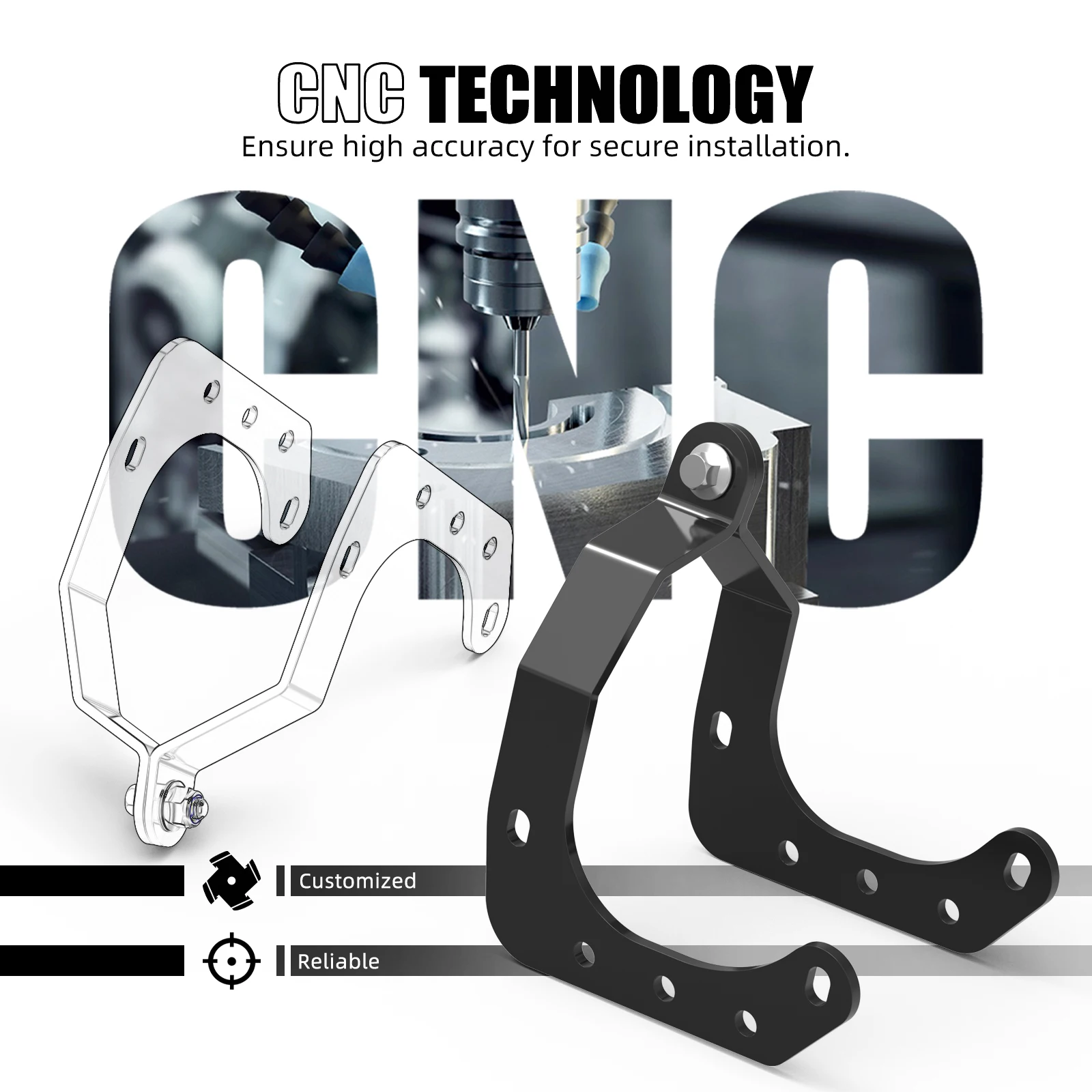 For KTM 790/890 Adventure R/Rally 2018-22 Neck Brace Headlight Reinforcement Brackets 790 890 Adv 790 Adventure 890 Adventure R