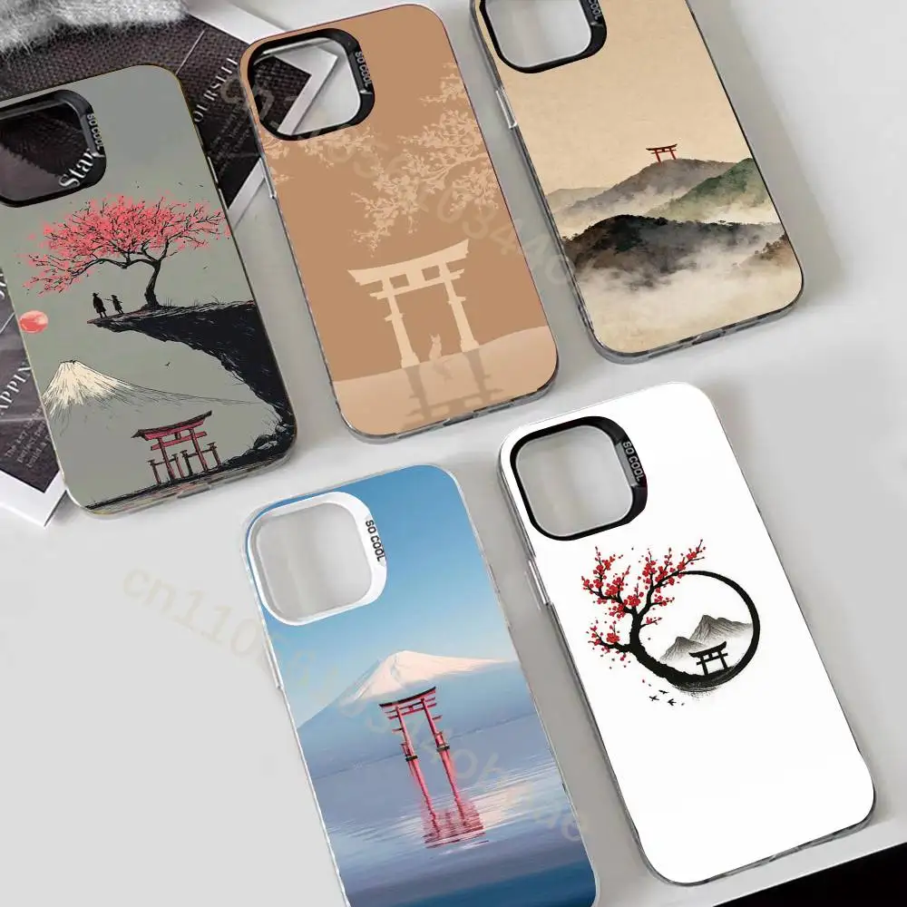 

Torii Gate Phone Case For iPhone 17,16,15,14,13,12,11,Pro,MAX,Plus TPU Soft To Skin-friendly Cover