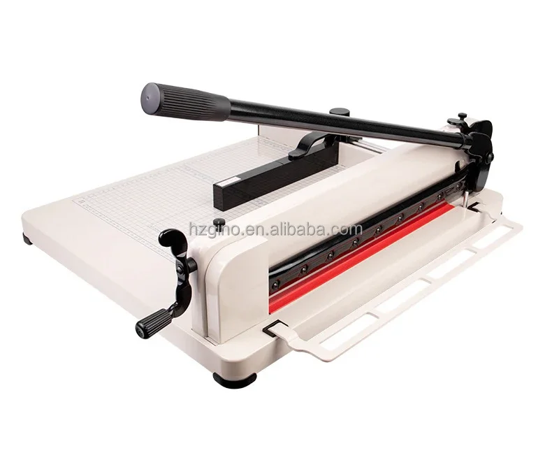 868-A3 Manual 430mm Paper Cutter Machine  with Steel Body and High Quality Blade with Stand Can Cut 40mm Thick Sheet