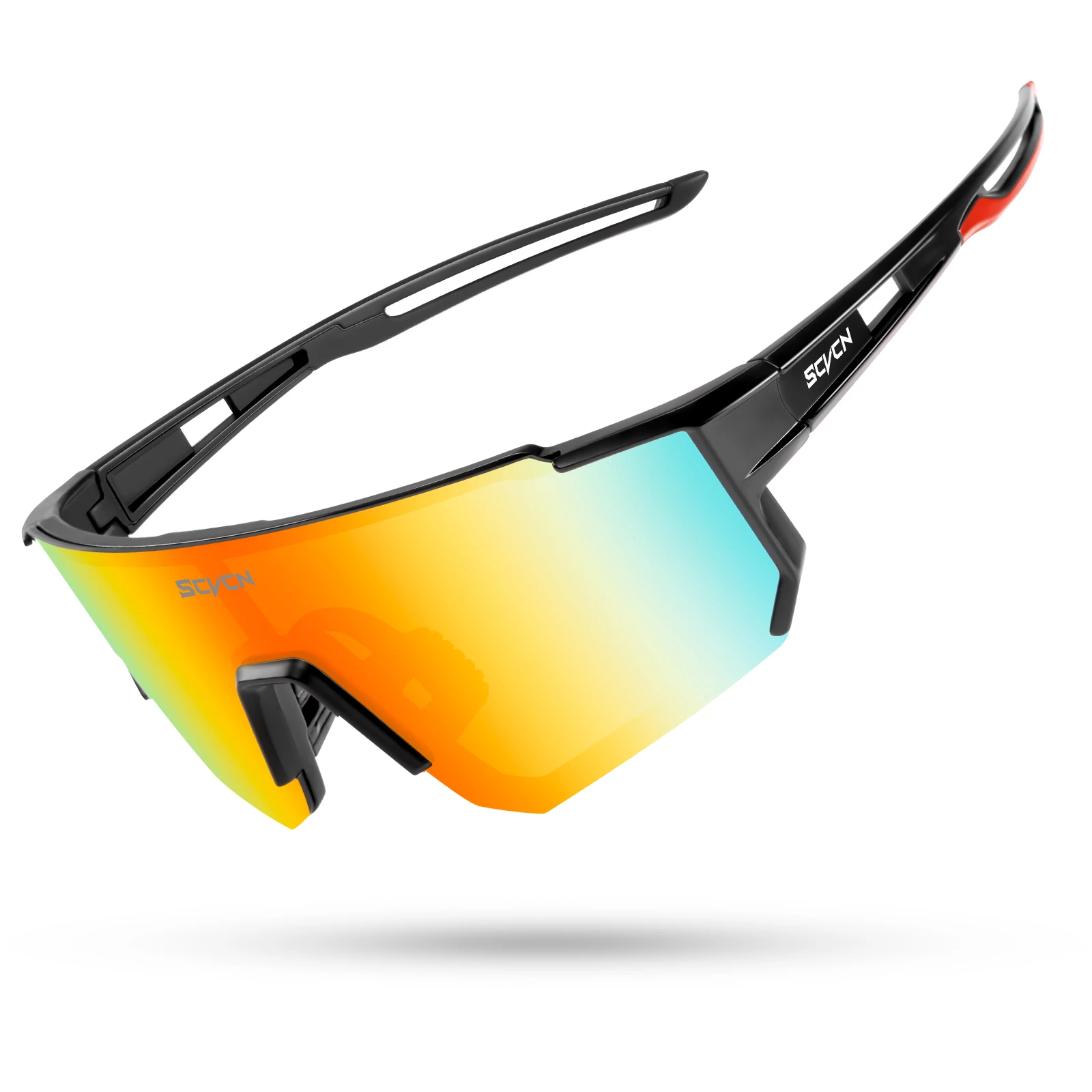 SCVCN Modische Sonnenbrille für Herren, Sport, Radfahren, Brille, Fahrrad, Wandern, Camping, Golf, UV400, Schutzbrille, Damen, Baseball