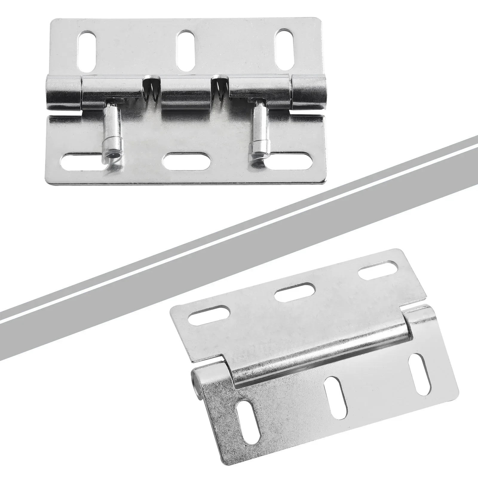 1PCS Furniture Stainless Steel Lift-up Detachable Adjustable Removable Flap Hinge Spring Latch Door Hinge Door Limit Hinge