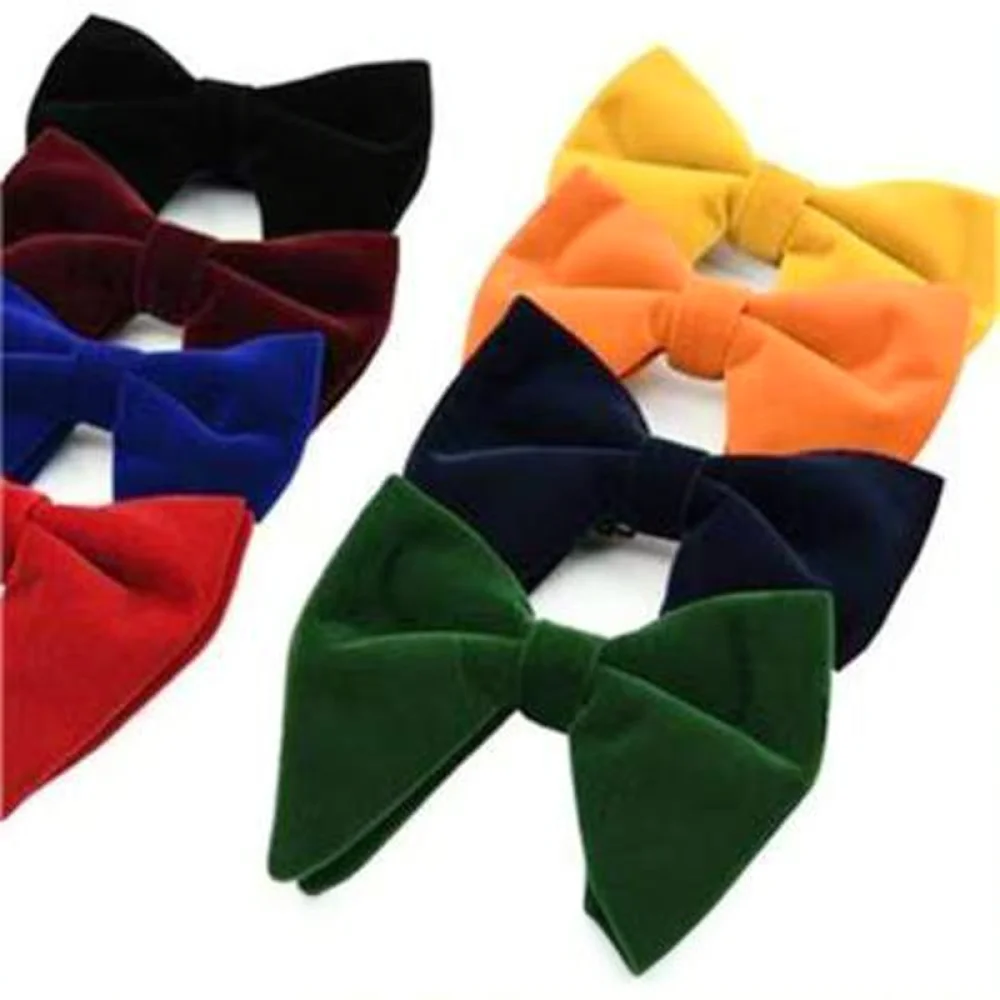 Men Formal Wear Wedding Guest - Gravata masculina de veludo resistente, com
