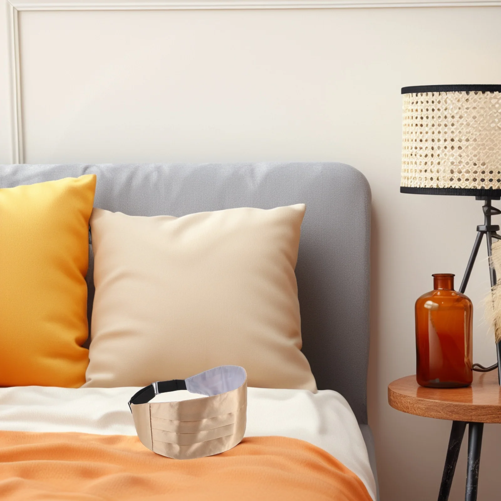 طقم Cummerbund الرسمي للرجال من الساتان حزام خصر مسبق قابل للتعديل لحفلات الزفاف وحفلات السهرة وحزام الملابس #1