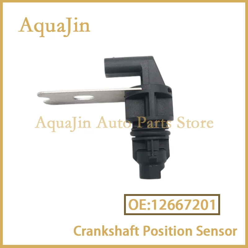Crankshaft Position Sensor for GMC Sierra 1500 Crew Cab Extended Pickup 5.3L 2014 2015 12667201 12712848 2351895 PC1182 2CRK0813
