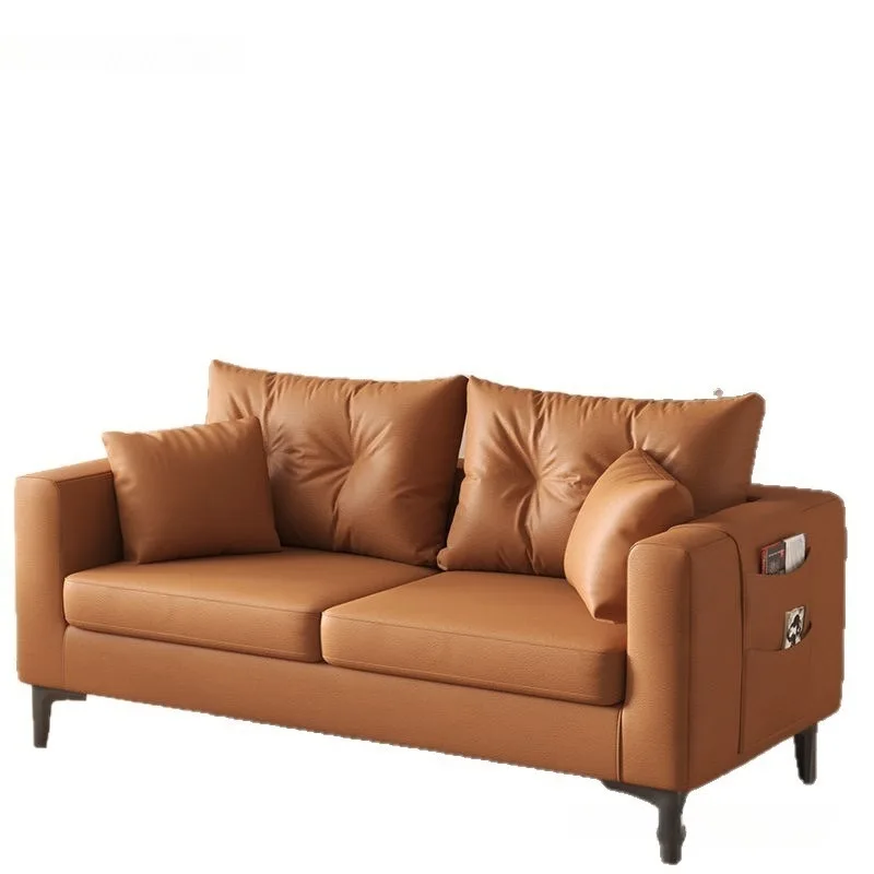 Cat Skin Sofa Sofa Small Apartment Cat Skin Rental House Apartment, Clothing Store Double Two Three Lazy
