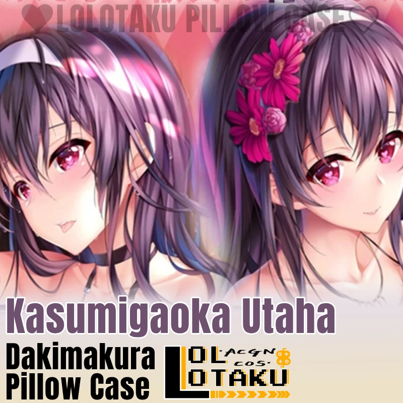 Kasumigaoka Utaha Dakimakura Saenai Heroine Sexy Hugging Full Body Pillow Case Cover Cushion Pillowcase Home Bedding Decor Gift