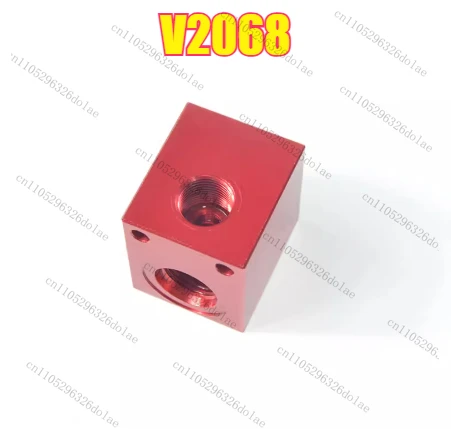 

1pcs Hydraulic Threaded Cartridge Valve Aluminum Oil Block V2068 Directional Relief Throttle Check Valve Universal