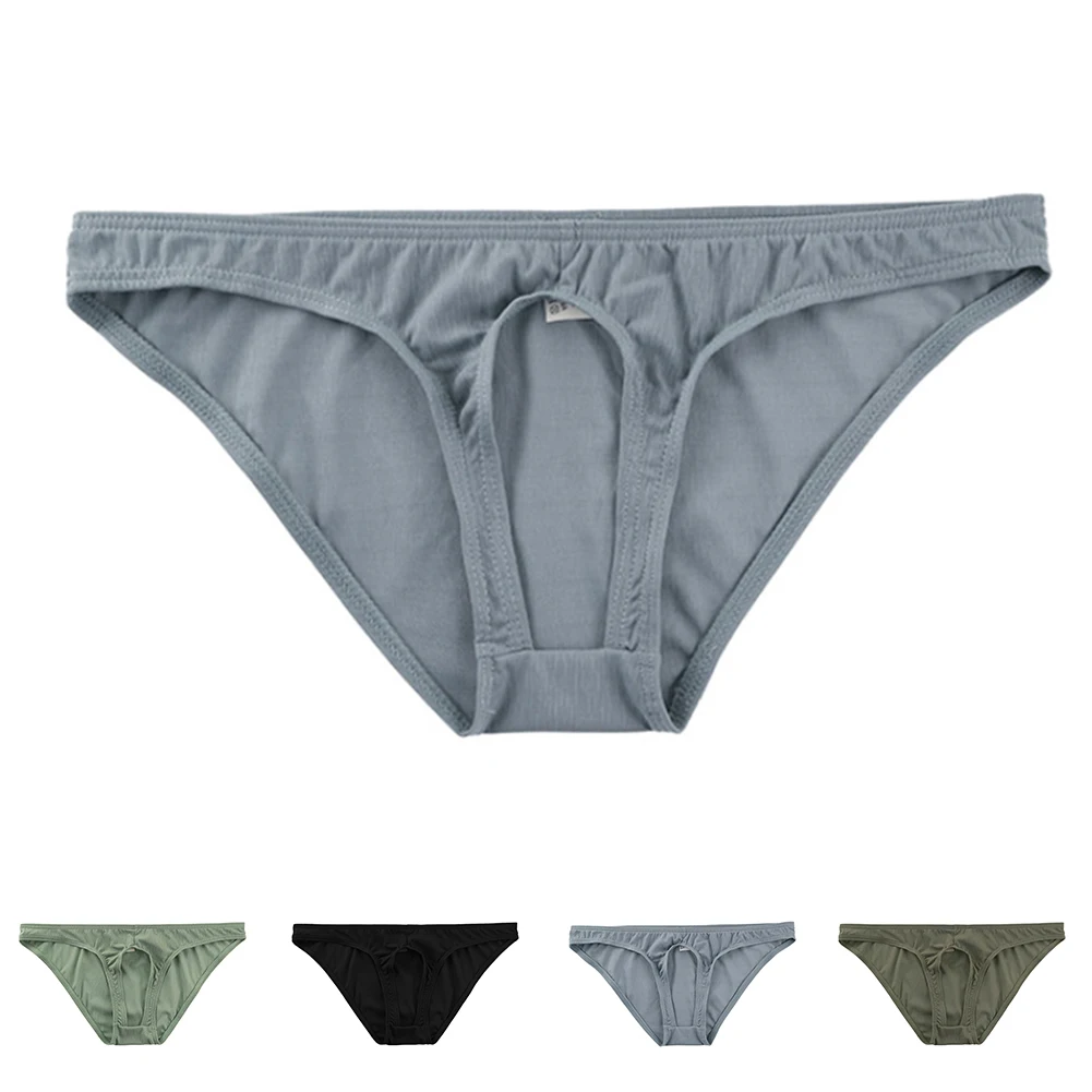 

Мужские сексуальные трусы с открытой передней частью, 4 цвета, низкая посадка, экзотические трусики, сисси-белье для геев
