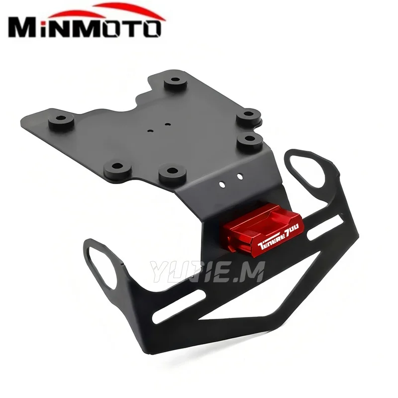 For Tenere 700 XT700Z Tenere700 2019-2025 Motorcycle Rear License Plate Holder With Light Tail Tidy Fender Eliminator