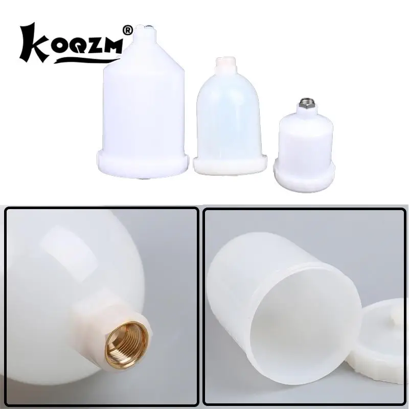 600ml Plastic Spray Paint Pot Sprayer Cup Air Gravity Feed Fastmover Thread Connector For Spray Gun Tools