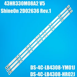 LED Backlight Thomson 43UC6306 43UC6406 TCL 43S303 43S305 43DP608 D43A810 l43s4900fs D43A810 L43E5800A-UD OEM43LB06 LED3030F2.1