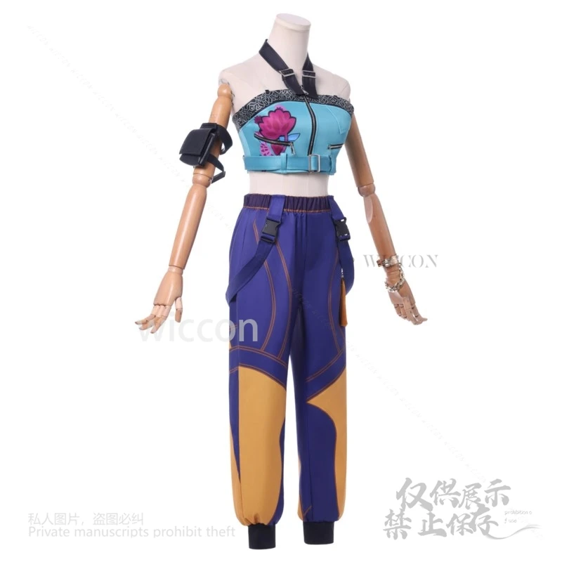 Disfraz de Anime KPop Demon Hunters Superstar Zoey, conjunto completo de trajes para niña, traje de grupo, traje de fiesta de Halloween para mujer, XS-3XL