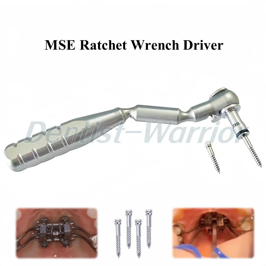 

Ключ MSE Стоматологическая ортодонтия для среднего лица Быстрый подладочный разъем Верхньощелевой скелетный расширитель MSE Ключ с трещоткой Драйвер
