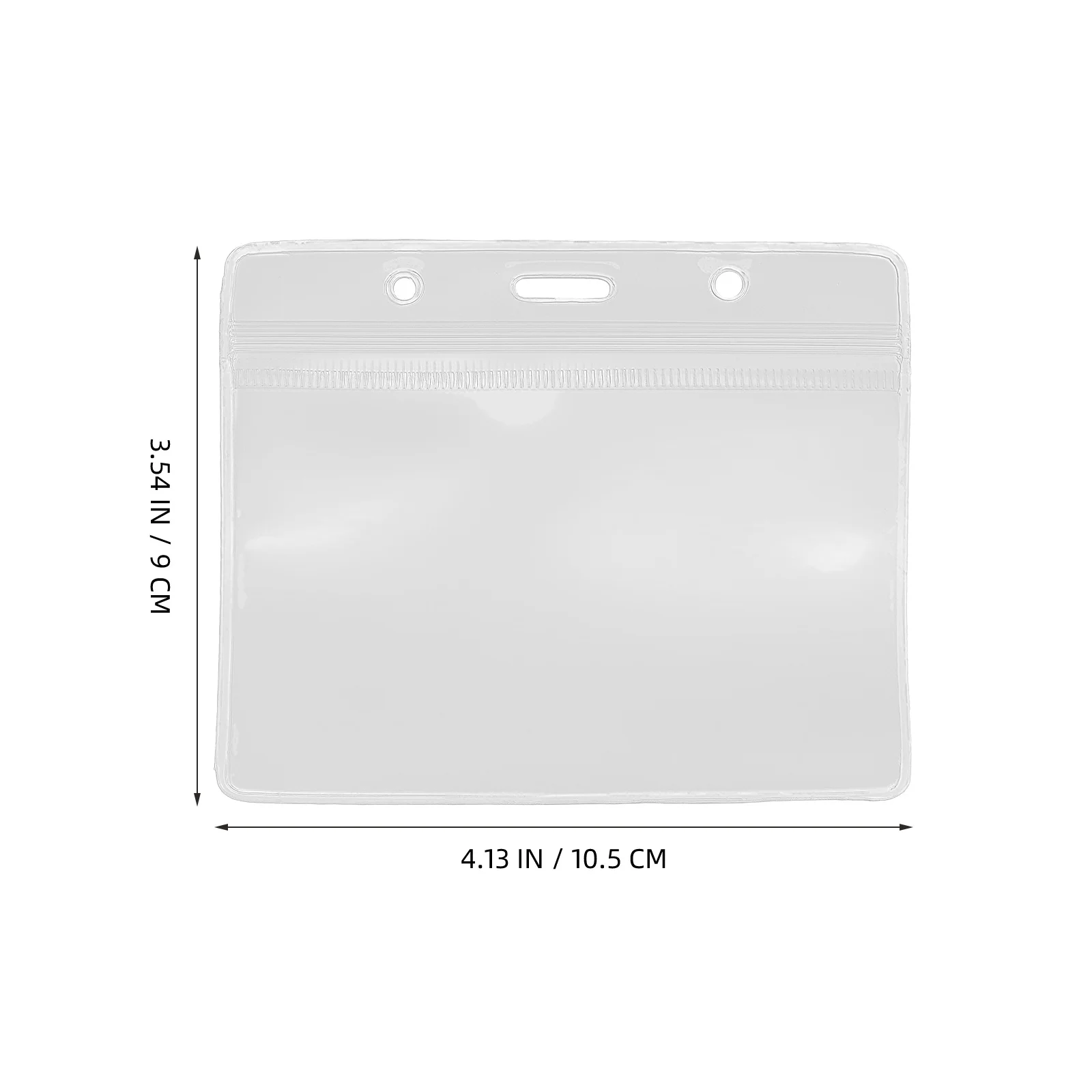 50 قطعة حامل شارة شفاف واضح حافظة بطاقات ل Id اسم شارة يغطي المضادة للخدش بطاقات واقية تخزين لعبة قابلة لإعادة الاستخدام #2