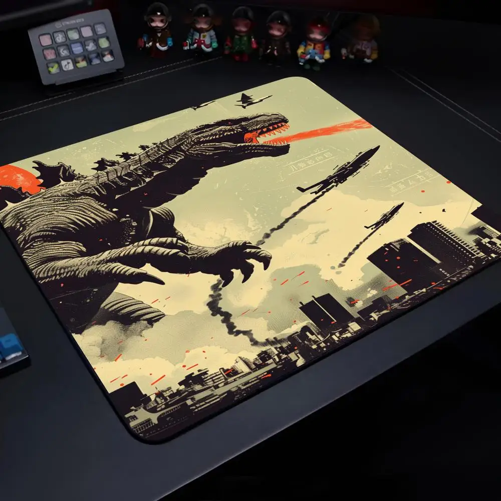 G-GodzillaS Mouse Pad Gaming Laptops Keyboard Mat Deskmat Pc Accessories Desk Protector Mousepad Gamer Mats Anime Mause Pads