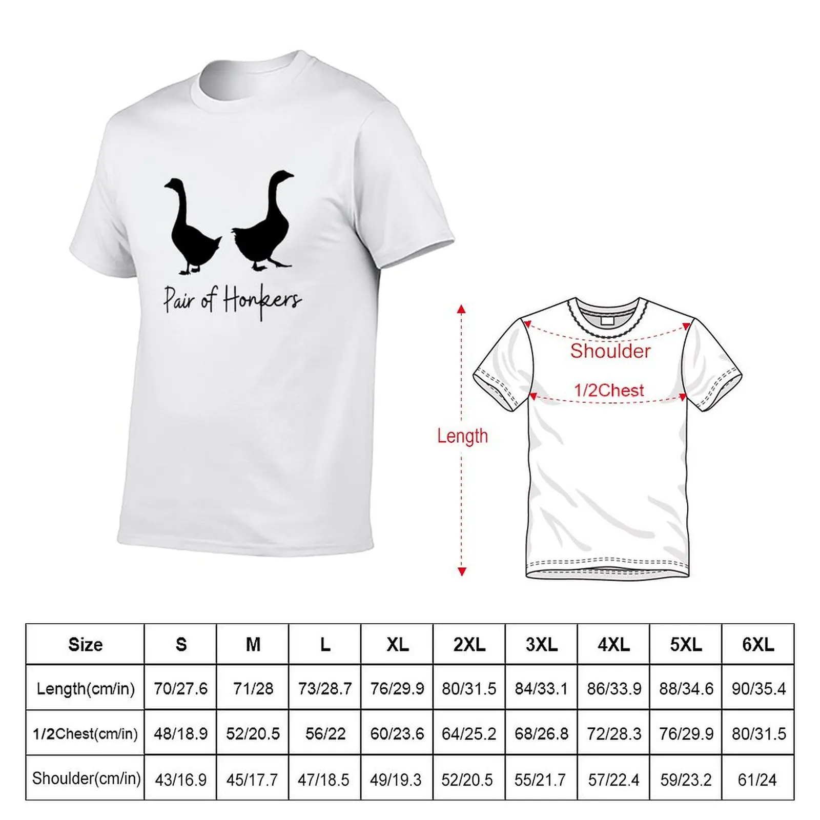 Pair Of Honkers Goose Shirt Funny Goose T-Shirt printed t shirts for man man t shirts graphic mens graphic t shirts T-shirt