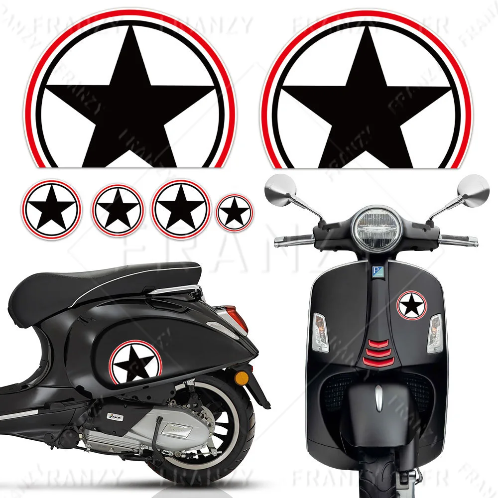 3M Motorcycle Sticker Scooter Decals Waterproof For VESPA GTS GTV LX LXV SPRINT 50 125 150 200 250 300ie