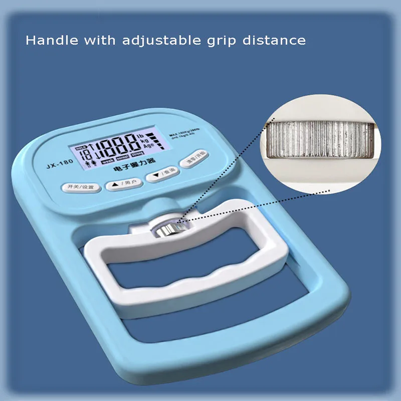

Измерение силы цифровой электронный ручной динамометр измеритель захвата автоматическая мощность рукоятки 180 кг спортивные инструменты для рук